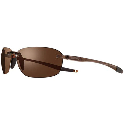 Revo Men's Sunglasses - Descend Fold Foldable Plastic Frame Terra Lens | 1140 02 BR ,