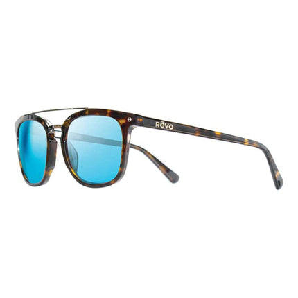 Revo Unisex Sunglasses - Atlas H2O Heritage Blue Lens Tortoise Frame | 1179 02 H20 ,