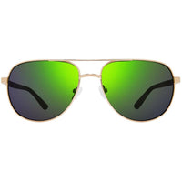 Revo Unisex Sunglasses - Conrad Evergreen Lens Gold Lightweight Frame | 1106 04 GN ,