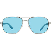 Revo Unisex Sunglasses - Freeman Blue Water Lens Chrome Metal Frame | 1012 03 BL ,