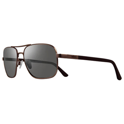 Revo Unisex Sunglasses - Freeman Graphite Lens Lightweight Metal Frame | 1012 02 GY ,