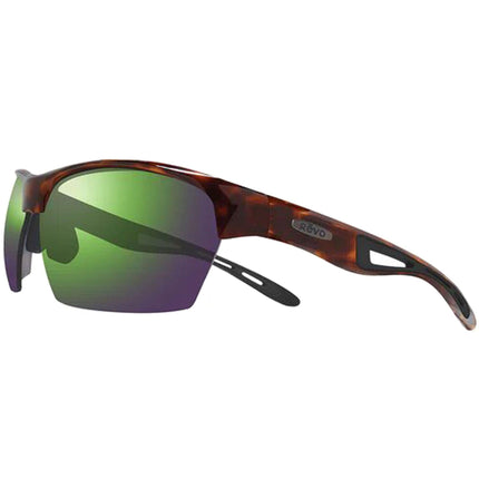 Revo Unisex Sunglasses - Jett Semi Rimless Plastic Frame Evergreen Lens | 1167 02 GN ,