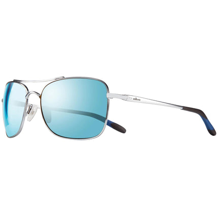 Revo Unisex Sunglasses - Territory Blue Water Lens Polished Chrome Frame | 1034 03 BL ,