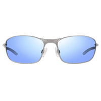 Revo Unisex Sunglasses - Thin Shot Chrome Metal Frame Blue Water Lens | 3090 03 BL ,