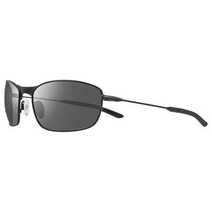 Revo Unisex Sunglasses - Thin Shot Matte Black Frame Graphite Lenses | 3090 01 GY ,