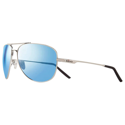 Revo Unisex Sunglasses - Windspeed Blue Water Lenses Chrome Frame | 3087 03 BL ,