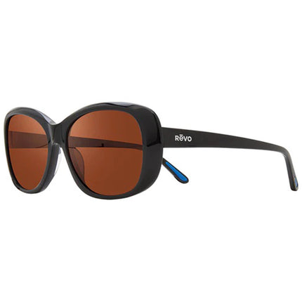 Revo Women's Sunglasses - Sammy Polarized Drive Lens Black Acetate Frame | 1102 01 GO ,