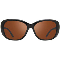 Revo Women's Sunglasses - Sammy Polarized Drive Lens Black Acetate Frame | 1102 01 GO ,