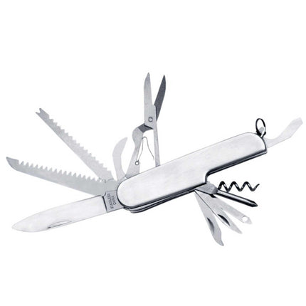 Rite Edge Multi-Tool Knife - Everyday 13 Function Satin Steel Swiss Type | SZ213006 ,