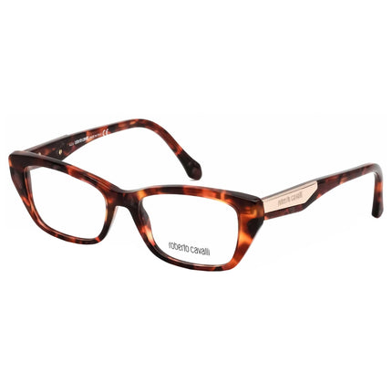 Roberto Cavalli Women's Eyeglasses - Shiny Pink Havana Cat-Eye Frame | RC5082 054 ,