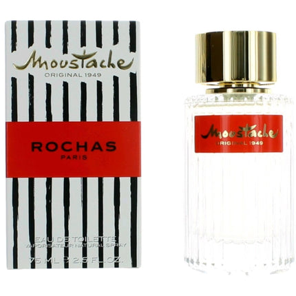 Rochas Men's Eau De Toilette Spray - Moustache, 2.5 oz ,