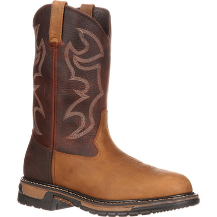 Rocky Men's Boot - Tan and Bridle Brown Leather | 2732-W ,