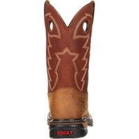 Rocky Men's Boot - Tan and Ochre Leather | RKYW039 ,