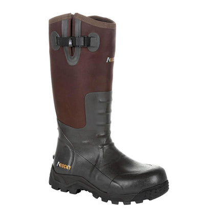 Rocky RKS0420 Men's Sport Pro Snake Boots 16" Tall, Dark Brown ,