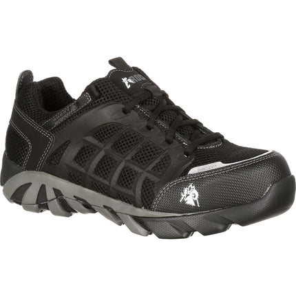 Rocky TrailBlade Composite Toe Waterproof Athletic Work Shoe, Wide - Black | 6075 ,