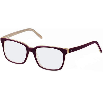 Rodenstock Men's Eyeglasses - Dark Red Layered Frame Square | R5305-C-55-18-145 ,
