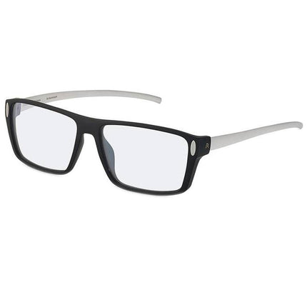 Rodenstock Men's Eyeglasses - Demo Lens Black Frame Rectangular | R8010-A-59-15-155 ,