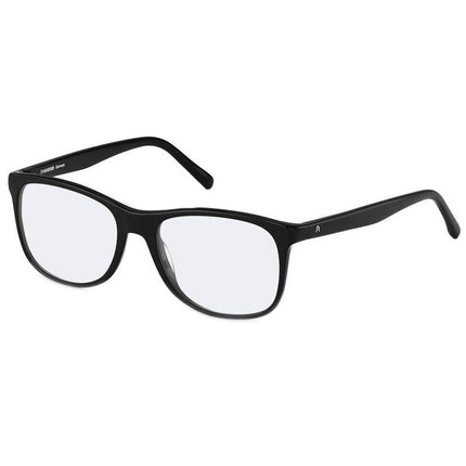 Rodenstock Men's Eyeglasses - Demo Lens Black Frame Square | R5306-A-55-18-145 ,