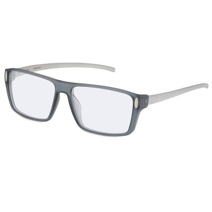 Rodenstock Men's Eyeglasses - Demo Lens Grey Frame Rectangular | R8010-B-59-15-155 ,