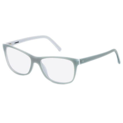 Rodenstock Women's Eyeglasses - Demo Lens Blue Frame Square | R5273-E-55-15-135 ,
