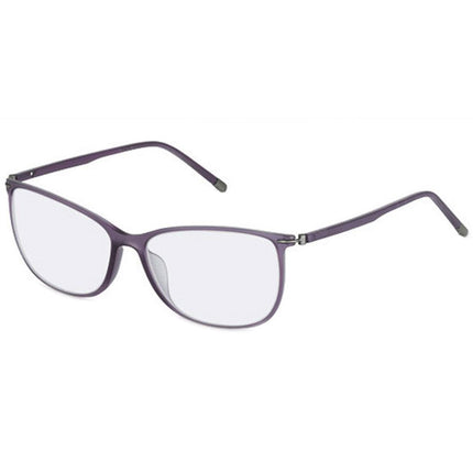 Rodenstock Women's Eyeglasses - Demo Lens Purple Frame Cat Eye | R7038-F-56-16-140 ,