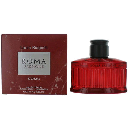 Roma Passione Uomo by Laura Biagiotti, 4.2 oz Eau De Toilette Spray for Men ,