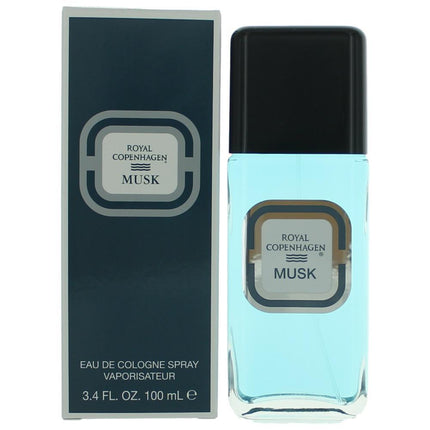 Royal Copenhagen MUSK by Royal Copenhagen, 3.3 oz Cologne Spray for Men ,