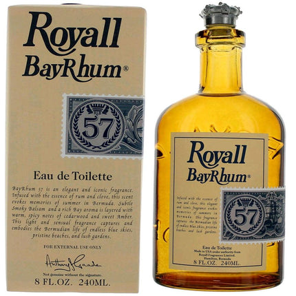 Royall BayRhum 57 by Royall Fragrances, 8 oz Eau De Toilette Splash for Men ,