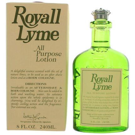 Royall Lyme by Royall Fragrances, 8 oz All Purpose Lotion for Men ,