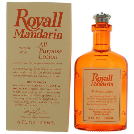 Royall Mandarin by Royall Fragrances, 8 oz All Purpose Lotion for Men ,
