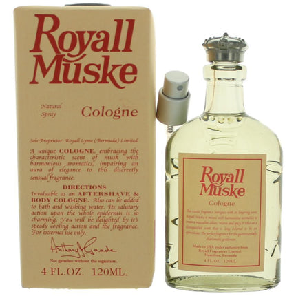 Royall Muske by Royall Fragrances, 4 oz Cologne Spray for Men ,