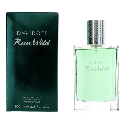 Run Wild by Davidoff, 3.3 oz Eau De Toilette Spray for Men ,