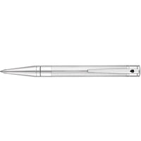 S.T. Dupont Ballpoint Pen - D-Initial Polished Chrome Black Ink Refill | DP265201 ,