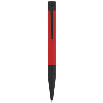 S.T. Dupont Ballpoint Pen - D-Initial Red Lacquer and Matte Black Chrome | DP265116 ,