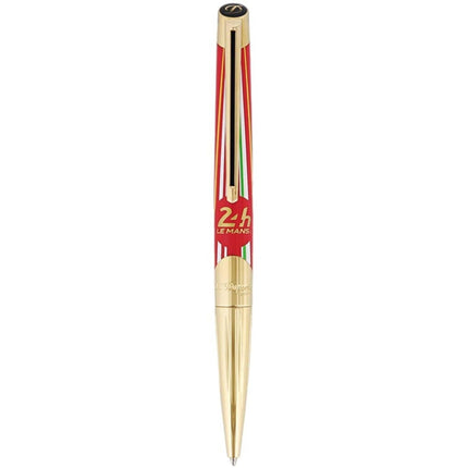 S.T. Dupont Ballpoint Pen - Defi Millenium Le Mans Red Brass Black Ink | DP405007 ,
