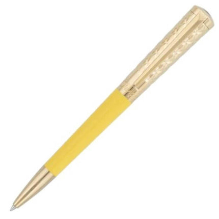 S.T. Dupont Ballpoint Pen - Liberte Pastel Vanilla Yellow Lacquer Barrel | DP465280 ,