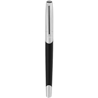 S.T. Dupont Fountain Pen - Defi Millenium Shiny Black and Brushed Chrome | DP400706 ,