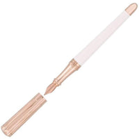 S.T. Dupont Fountain Pen - Liberté Her White and Rose Gold Brass, Medium | DP460398 ,