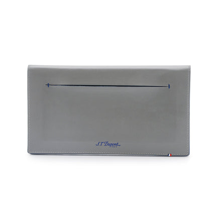 S.T. Dupont "Line D" Slim Grey and Blue Cowhide and Leather Travel Document Case 184203 ,