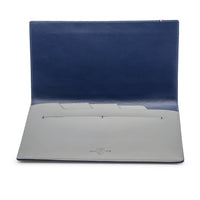 S.T. Dupont "Line D" Slim Grey and Blue Cowhide and Leather Travel Document Case 184203 ,