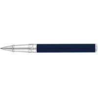 S.T. Dupont Rollerball Pen - D-Initial Blue Lacquer and Polished Chrome | DP262205 ,