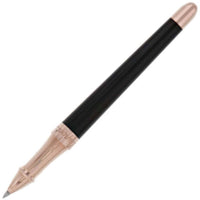 S.T. Dupont Rollerball Pen - Liberté Black Lacquer and Rose Gold Palladium | DP462601 ,