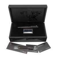 S.T. Dupont Rollerball Pen - Line D Iron Man Black Honeycomb Design | 412705 ,