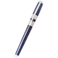 S.T. Dupont Rollerball Pen - Line D Tony Stark Blue Honeycomb Design | 412708 ,