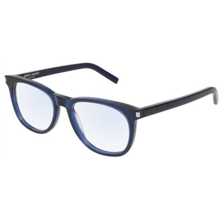 Saint Laurent Men's Eyeglasses - Blue Plastic Square Frame | SAINT LAURENT SL225 004 ,