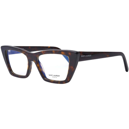 Saint Laurent Men's Eyeglasses - Havana Plastic Cat Eye | SAINT LAURENT SL291 002 ,