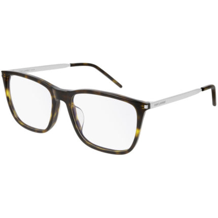 Saint Laurent Men's Eyeglasses - Havana Square Full-Rim Frame | SAINT LAURENT SL345F 8 ,