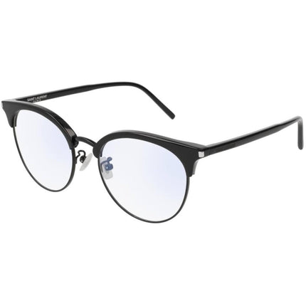 Saint Laurent Unisex Eyeglasses - Black Plastic Oval Frame | SAINT LAURENT SL233F 001 ,