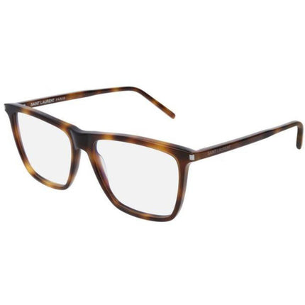 Saint Laurent Unisex Eyeglasses - Havana Plastic Square | SAINT LAURENT SL260 003 ,