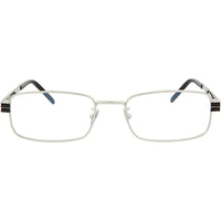 Saint Laurent Unisex Eyeglasses - Silver Rectangular Frame | SAINT LAURENT SLM50 2 ,